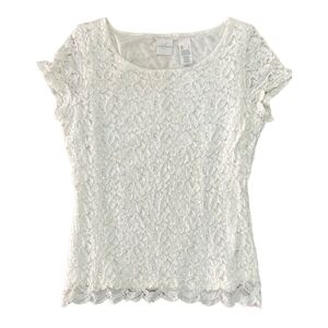 Emma James Ivory Lace Top